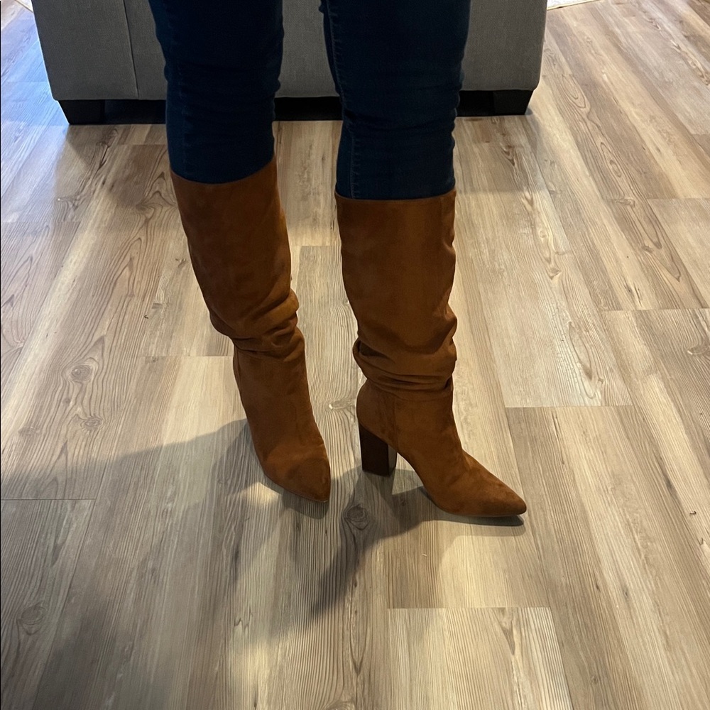 Steve Madden Tan Heeled Boots
